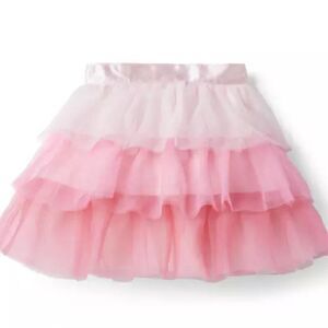 Janie and Jack 100043594 Pink Ombre Tiered Tulle Skirt size 10 NWT